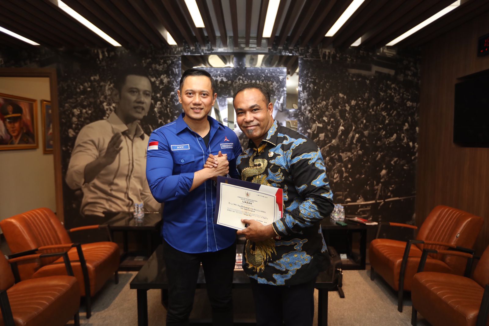 Foto Bersama Ketua Agus Harimurti Yudhoyono (AHY) 