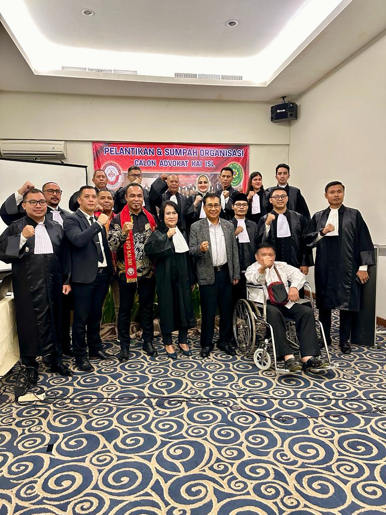 Pelantikan Advokat Organisasi DPD KAI DKI Jakarta 21 Okto...