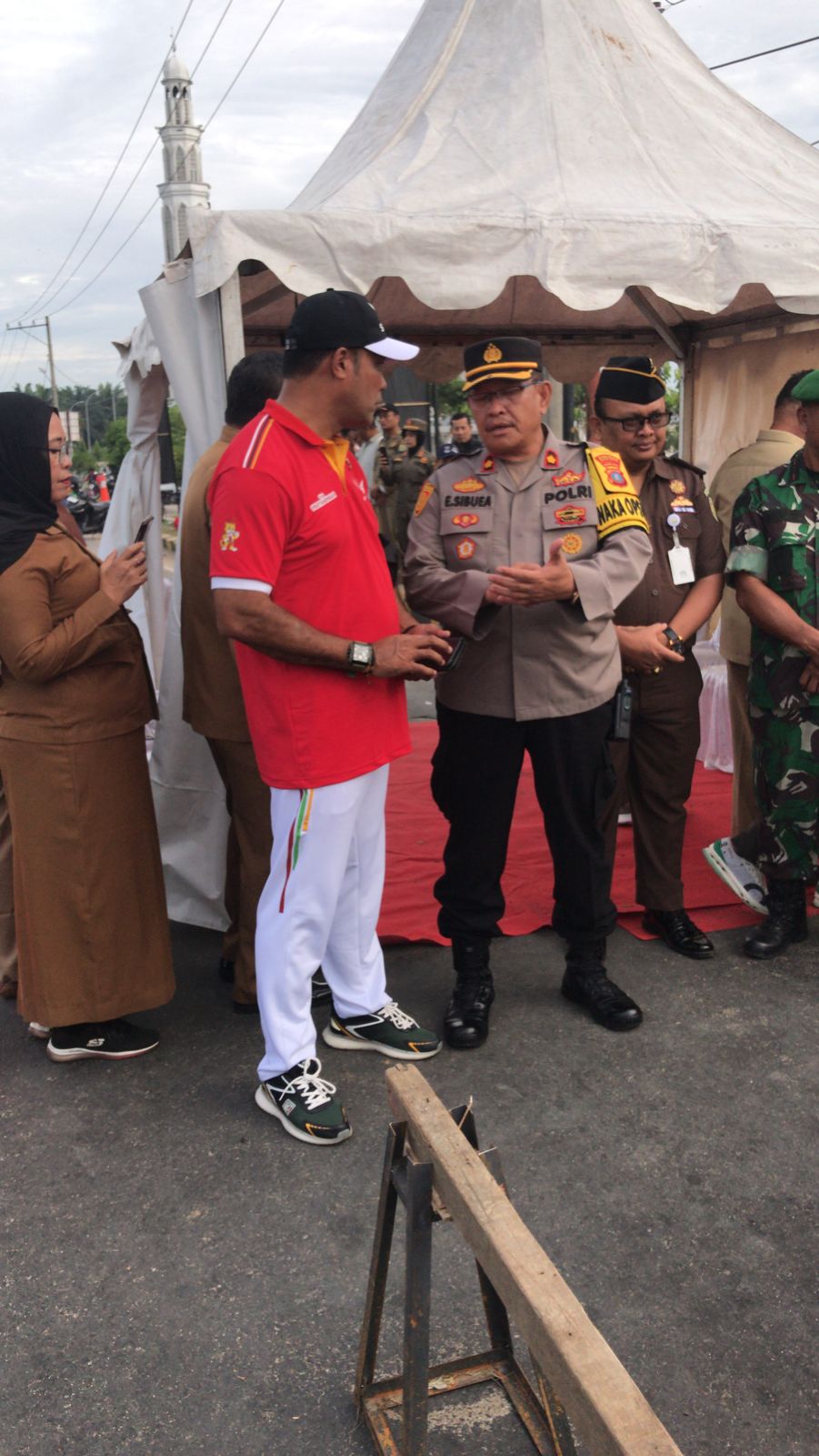 Kordinasi dgn Kapolres Serdang begadai ,PON XXI