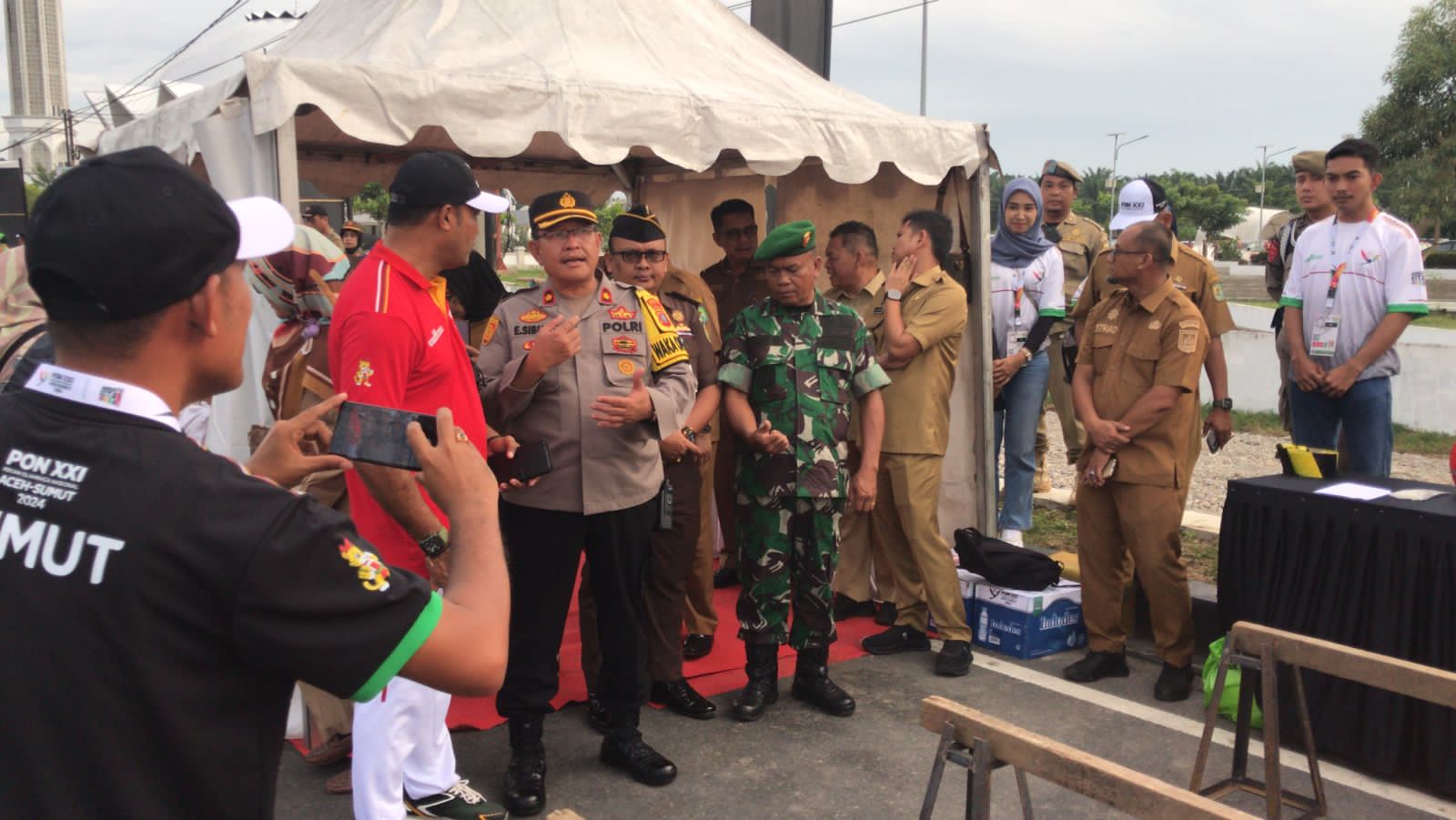 Kordinasi dgn Kapolres Serdang begadai ,PON XXI